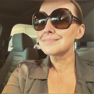 Chloe oversized oval sunglasses